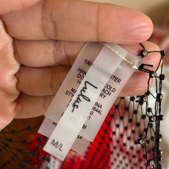 Lulu's Black Mesh Maxi Dress - Picture 5 of 5